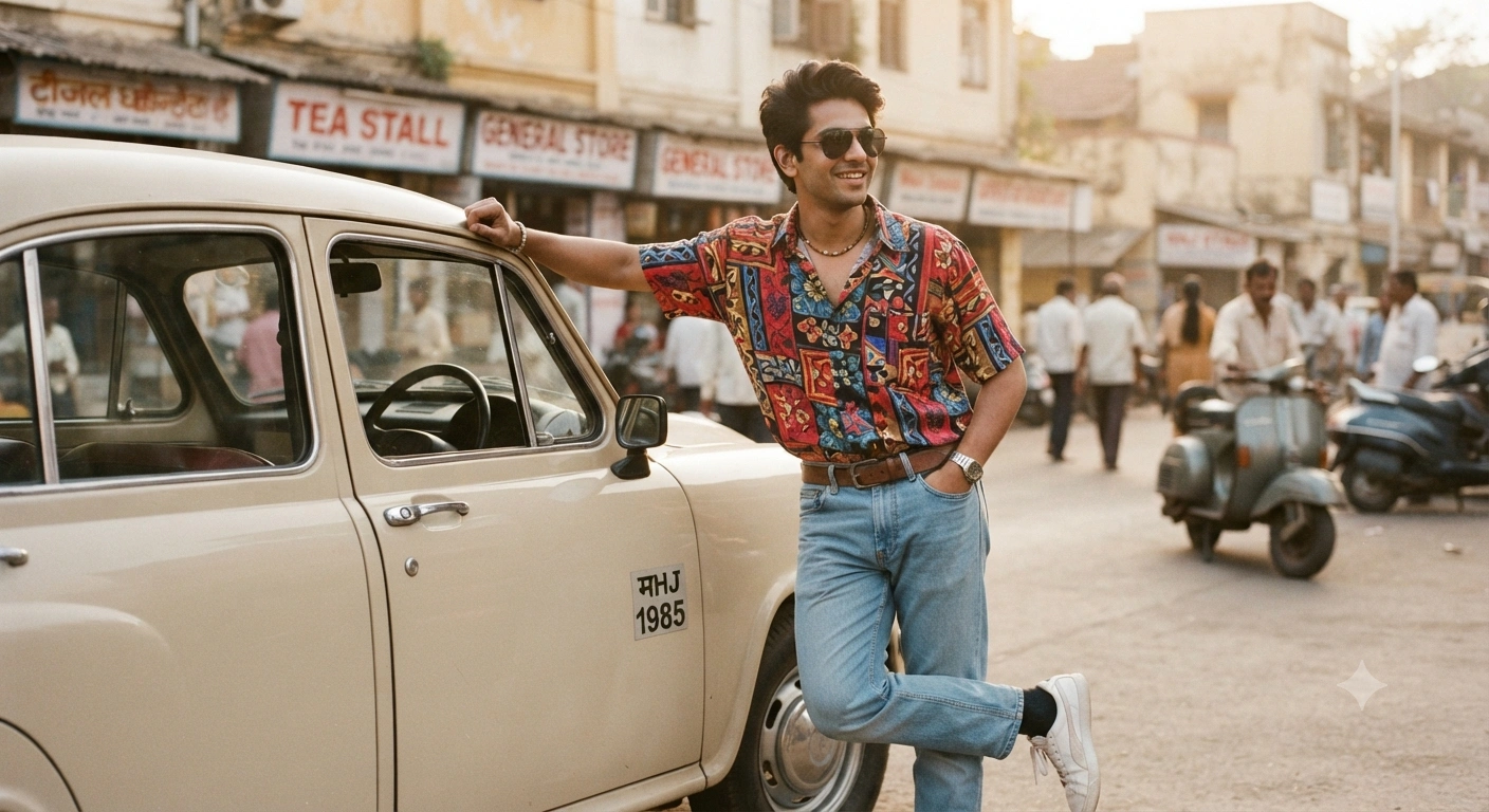 vintage vibe  80s feel
